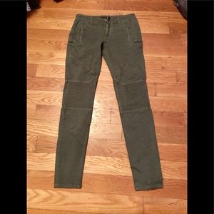 Marissa WEBB moto pants in camo green